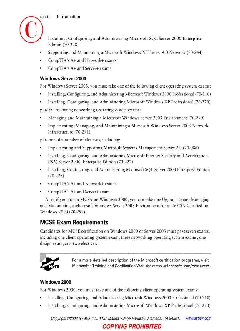 image for page Windows xp professional study guide