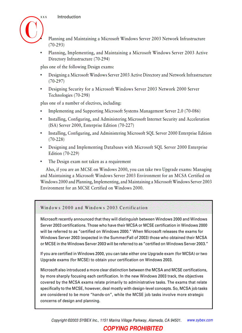image for page Windows xp professional study guide