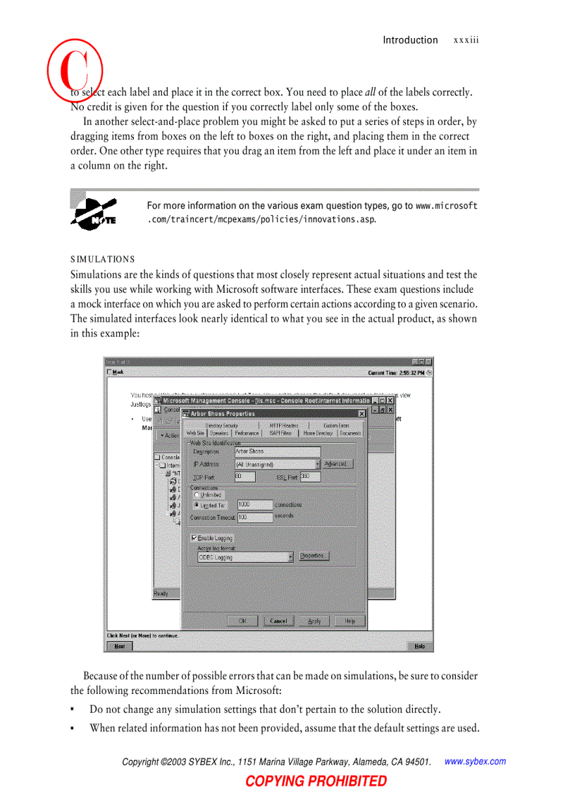 image for page Windows xp professional study guide