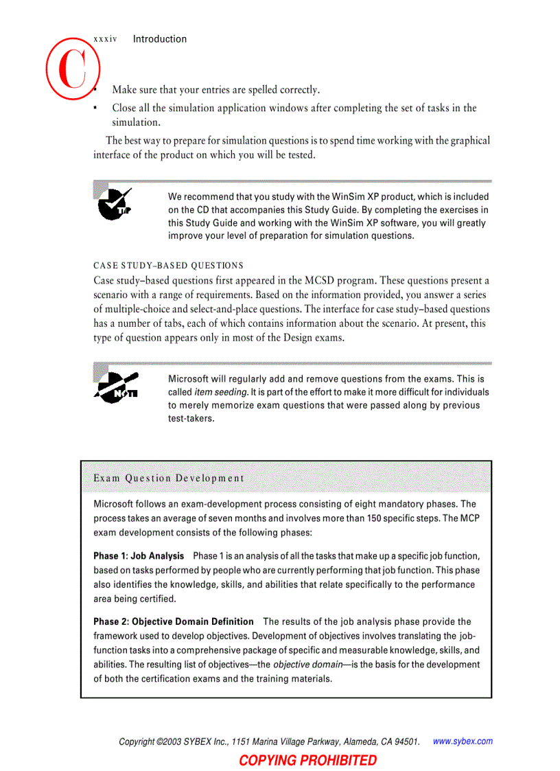 image for page Windows xp professional study guide