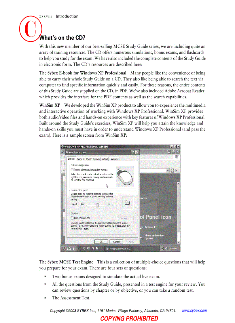 image for page Windows xp professional study guide