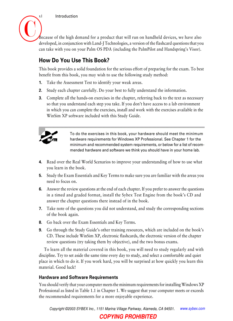 image for page Windows xp professional study guide