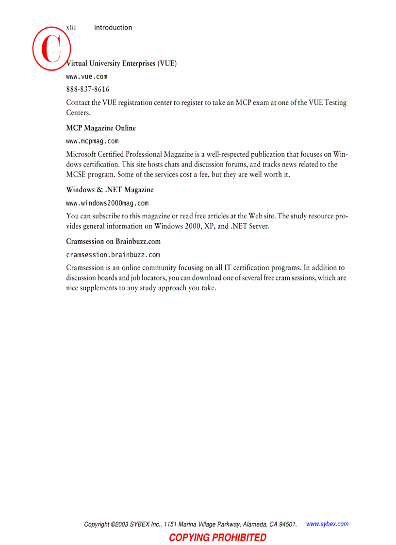 image for page Windows xp professional study guide