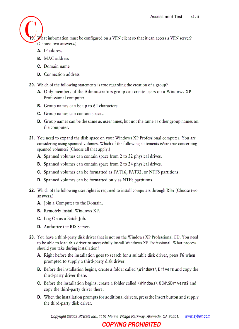 image for page Windows xp professional study guide