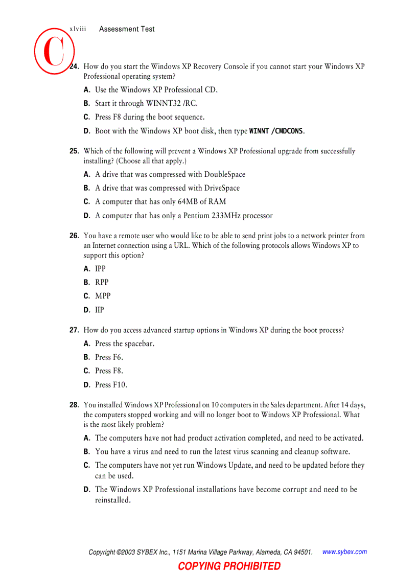 image for page Windows xp professional study guide