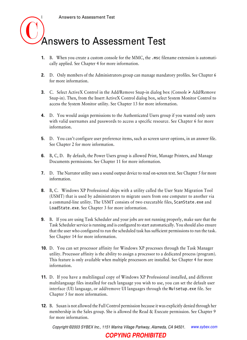 image for page Windows xp professional study guide