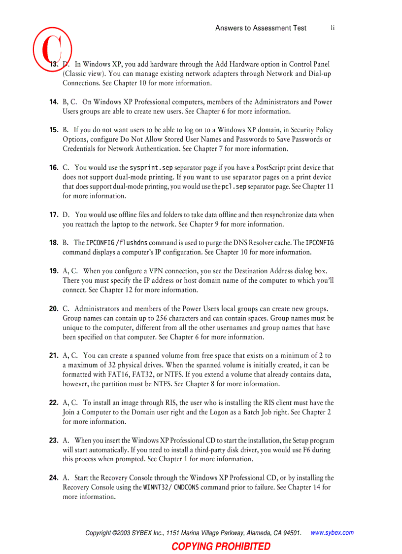 image for page Windows xp professional study guide