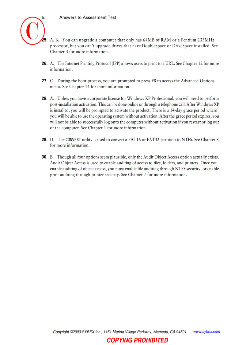 image for page Windows xp professional study guide