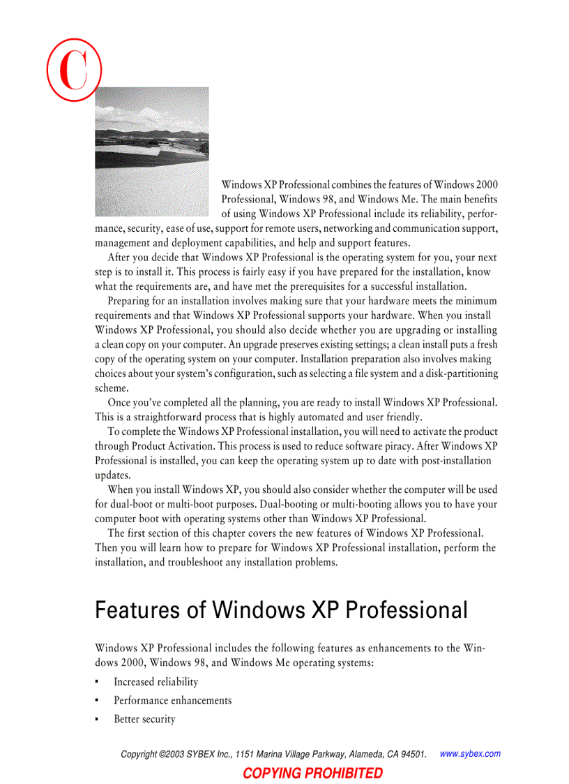 image for page Windows xp professional study guide