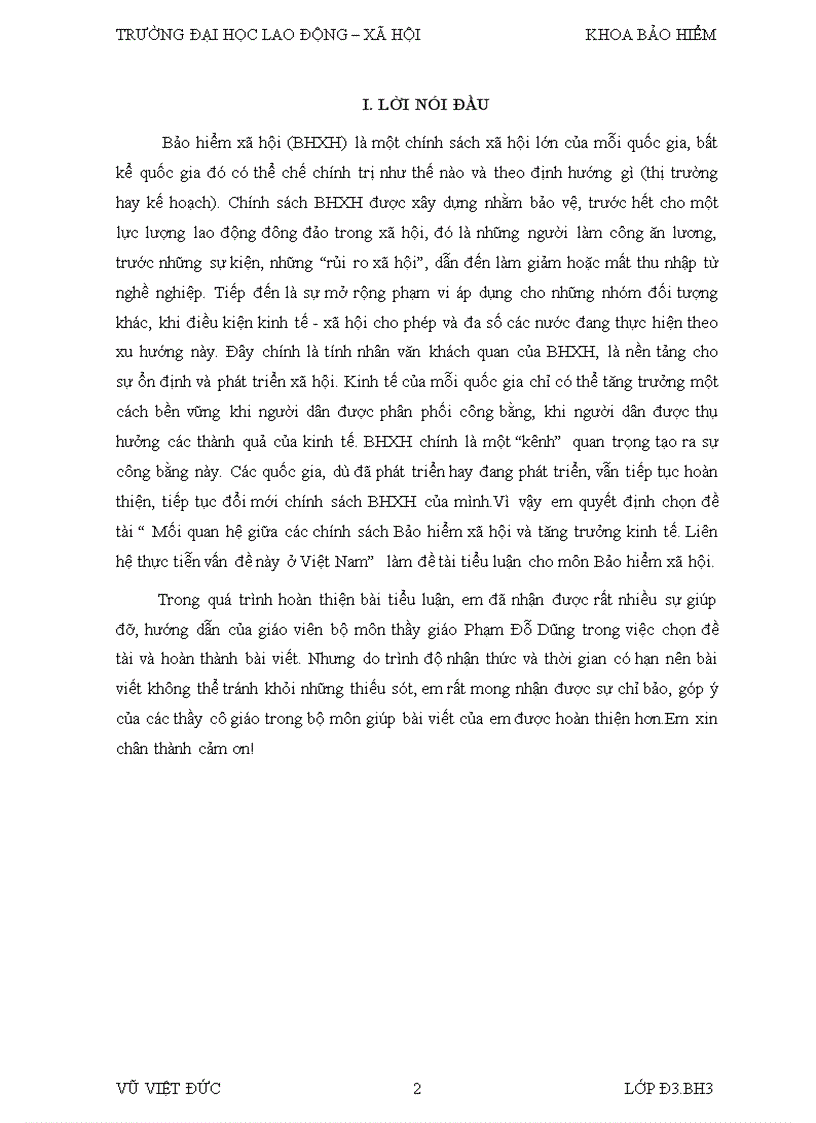 image for page Mối quan hệ giữa chính sách Bảo hiểm xã hội và tăng trưởng kinh tế