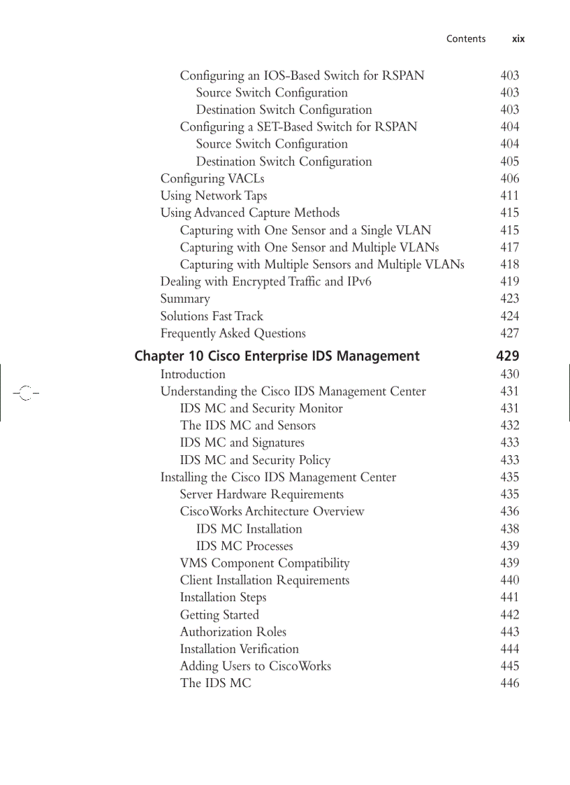 image for page Cisco security professional s Guide to Secure intrusion detection systems