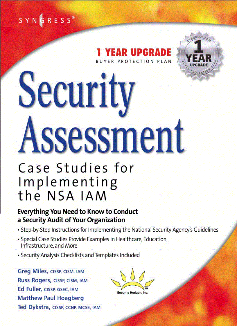 image for page Security assessment case studies for implementing the nsa iam