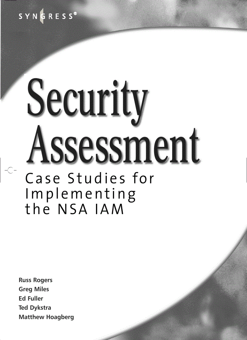 image for page Security assessment case studies for implementing the nsa iam