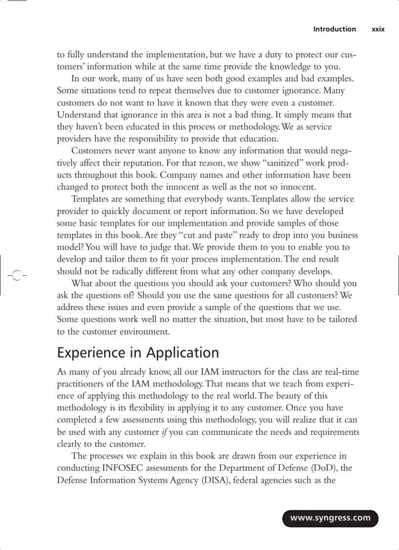 image for page Security assessment case studies for implementing the nsa iam