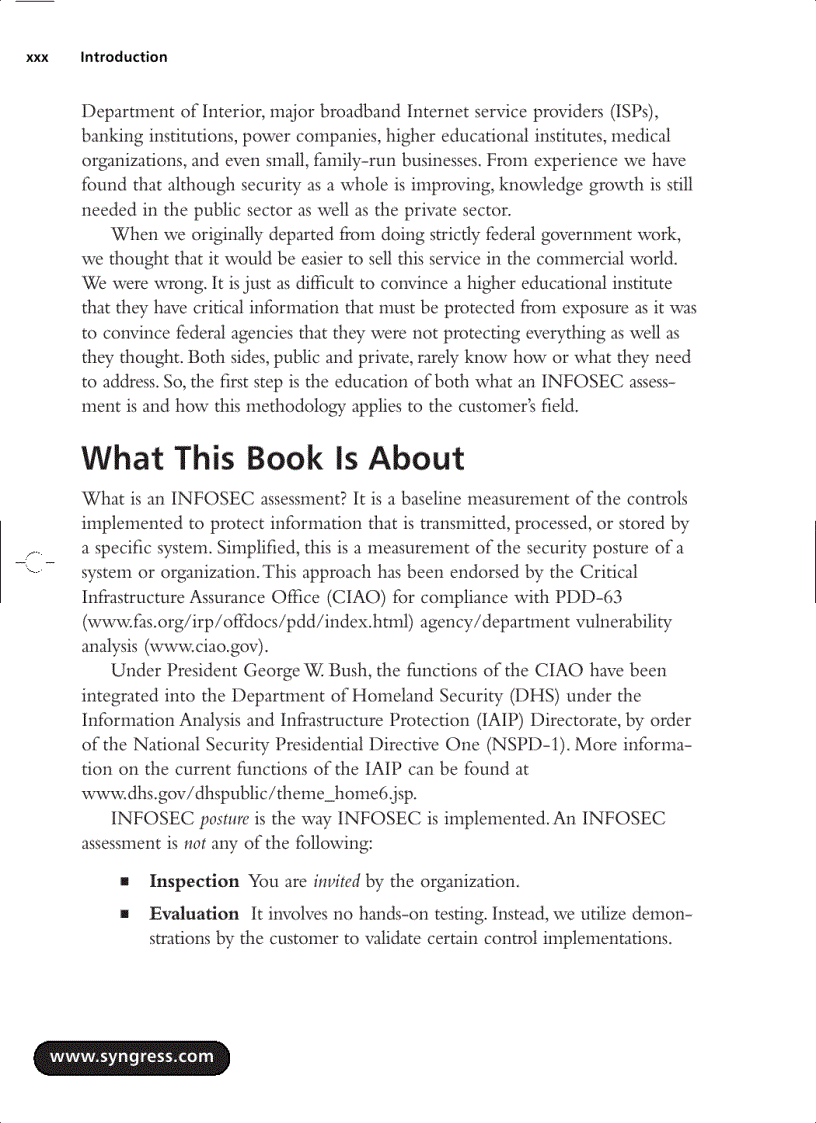 image for page Security assessment case studies for implementing the nsa iam