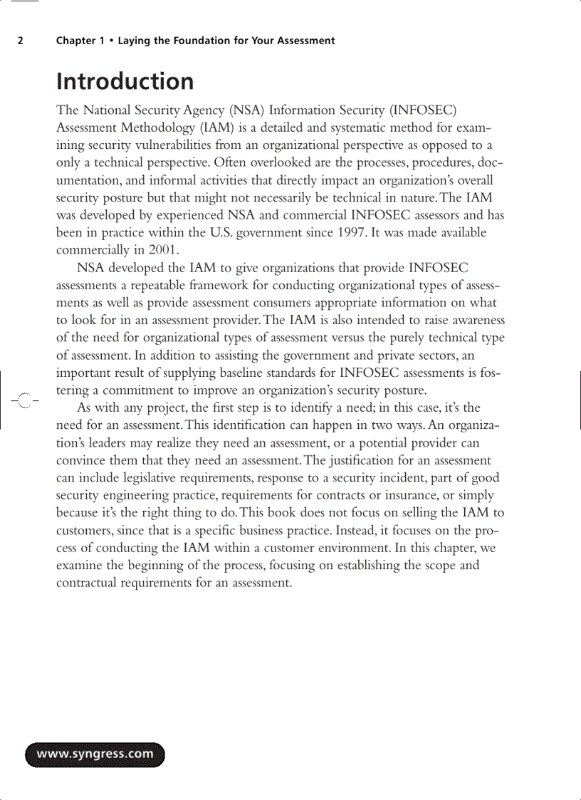 image for page Security assessment case studies for implementing the nsa iam
