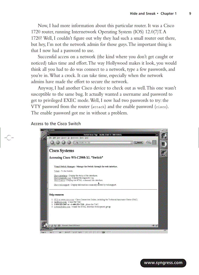 image for page Stealing the network how to own the box