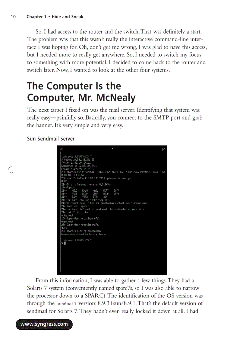 image for page Stealing the network how to own the box