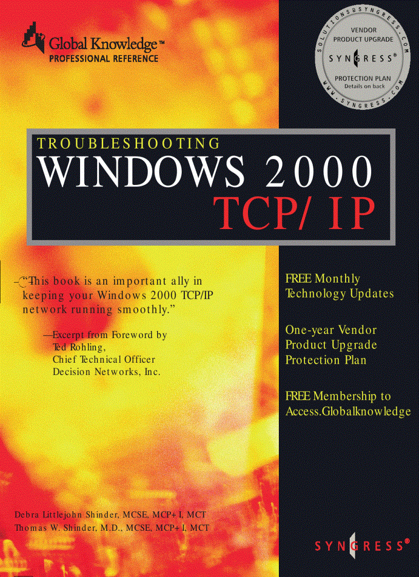 image for page Troubleshooting Windows 2000 TCP IP