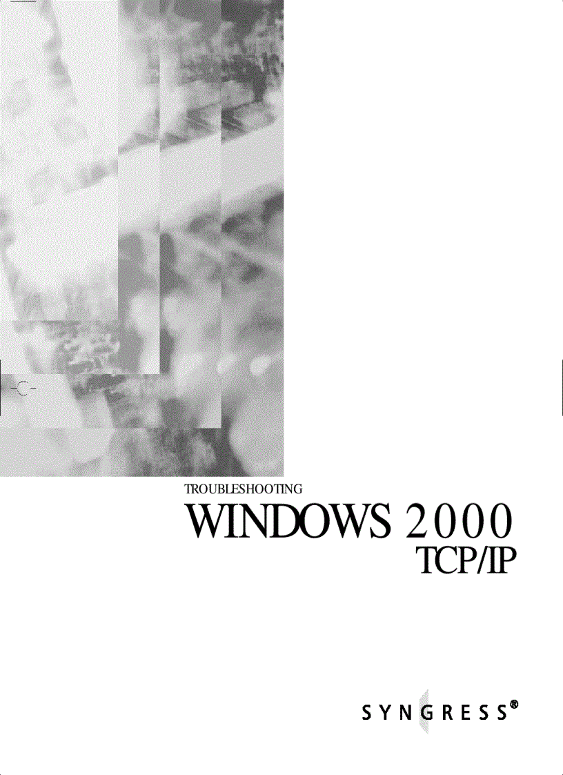 image for page Troubleshooting Windows 2000 TCP IP