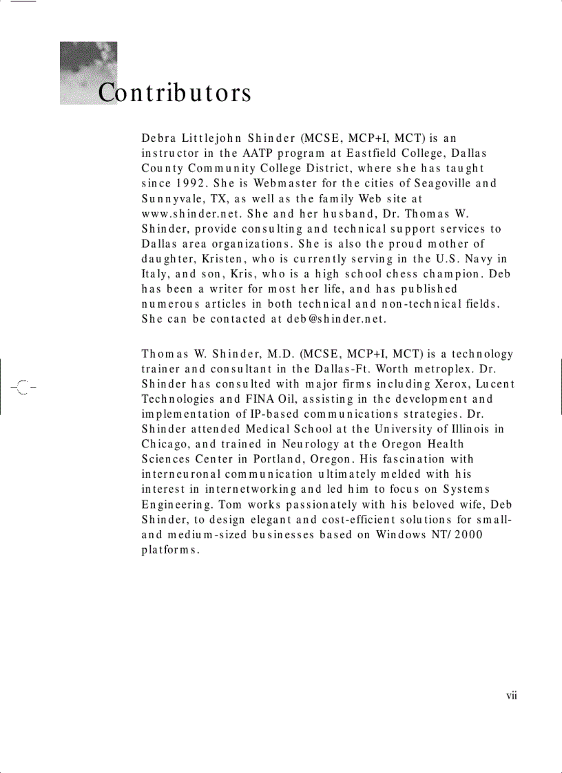 image for page Troubleshooting Windows 2000 TCP IP