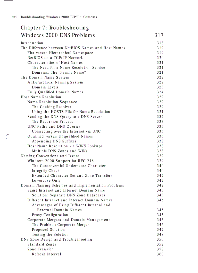 image for page Troubleshooting Windows 2000 TCP IP