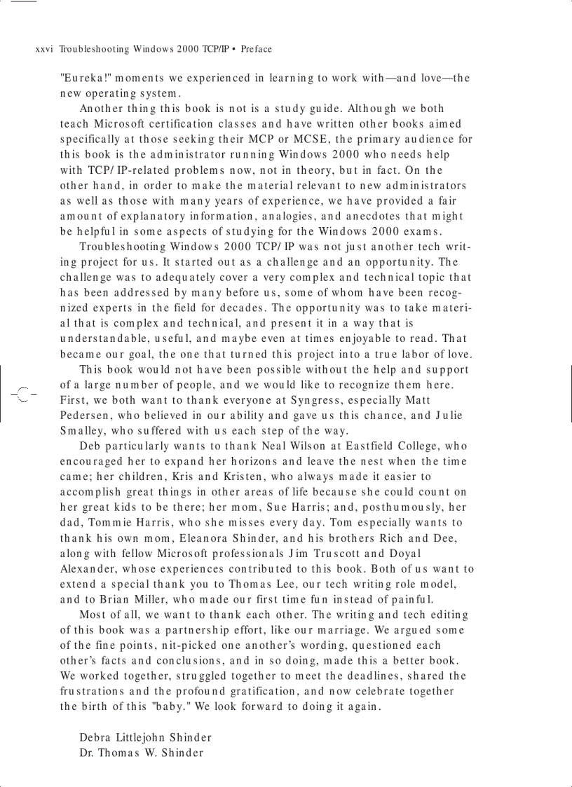 image for page Troubleshooting Windows 2000 TCP IP