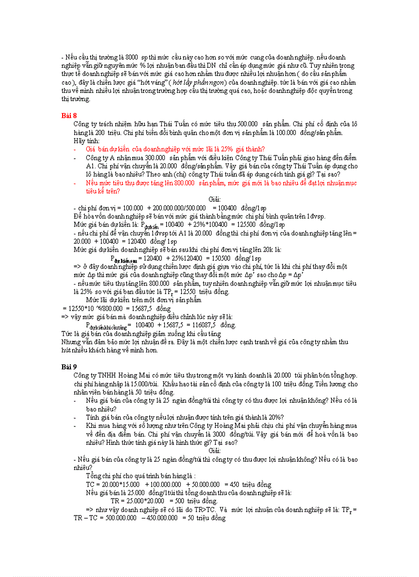 image for page Bài tập marketing