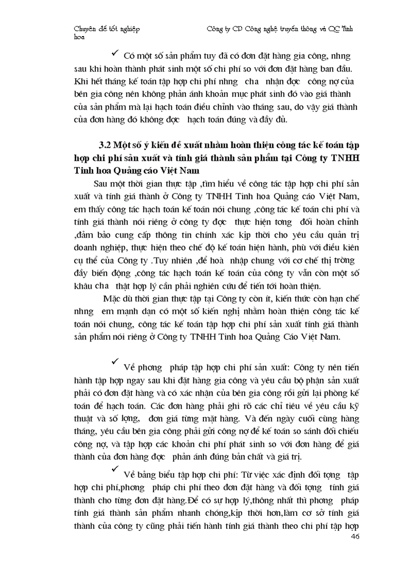 image for page Hoàn thiện kế toán chi phí sản xuất và tính giá thành sản phẩm công ty truyền thông và quảng cáo Tinh Hoa
