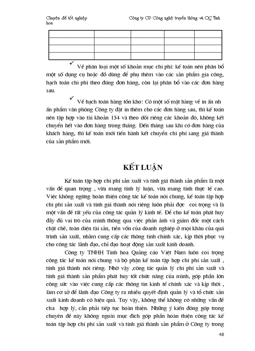 image for page Hoàn thiện kế toán chi phí sản xuất và tính giá thành sản phẩm công ty truyền thông và quảng cáo Tinh Hoa