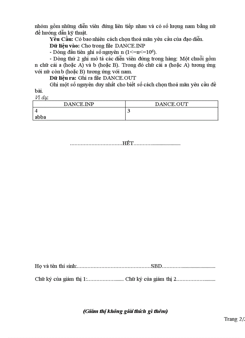 image for page Download Đề thi và đáp án thi Học sinh giỏi lớp 12 môn Tin học tỉnh Yên Bái năm học 2010 2011 Vòng 2 doc