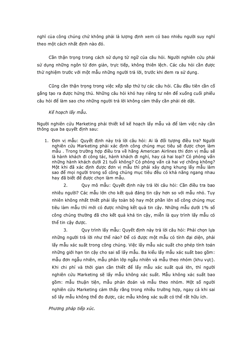 image for page Giáo trình Marketing HỆ THỐNG THÔNG TIN MARKETING VÀ NGHIÊN CỨU MARKETING