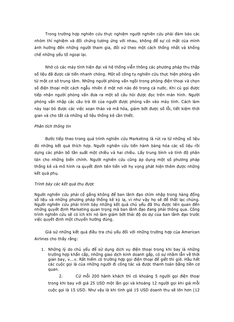 image for page Giáo trình Marketing HỆ THỐNG THÔNG TIN MARKETING VÀ NGHIÊN CỨU MARKETING