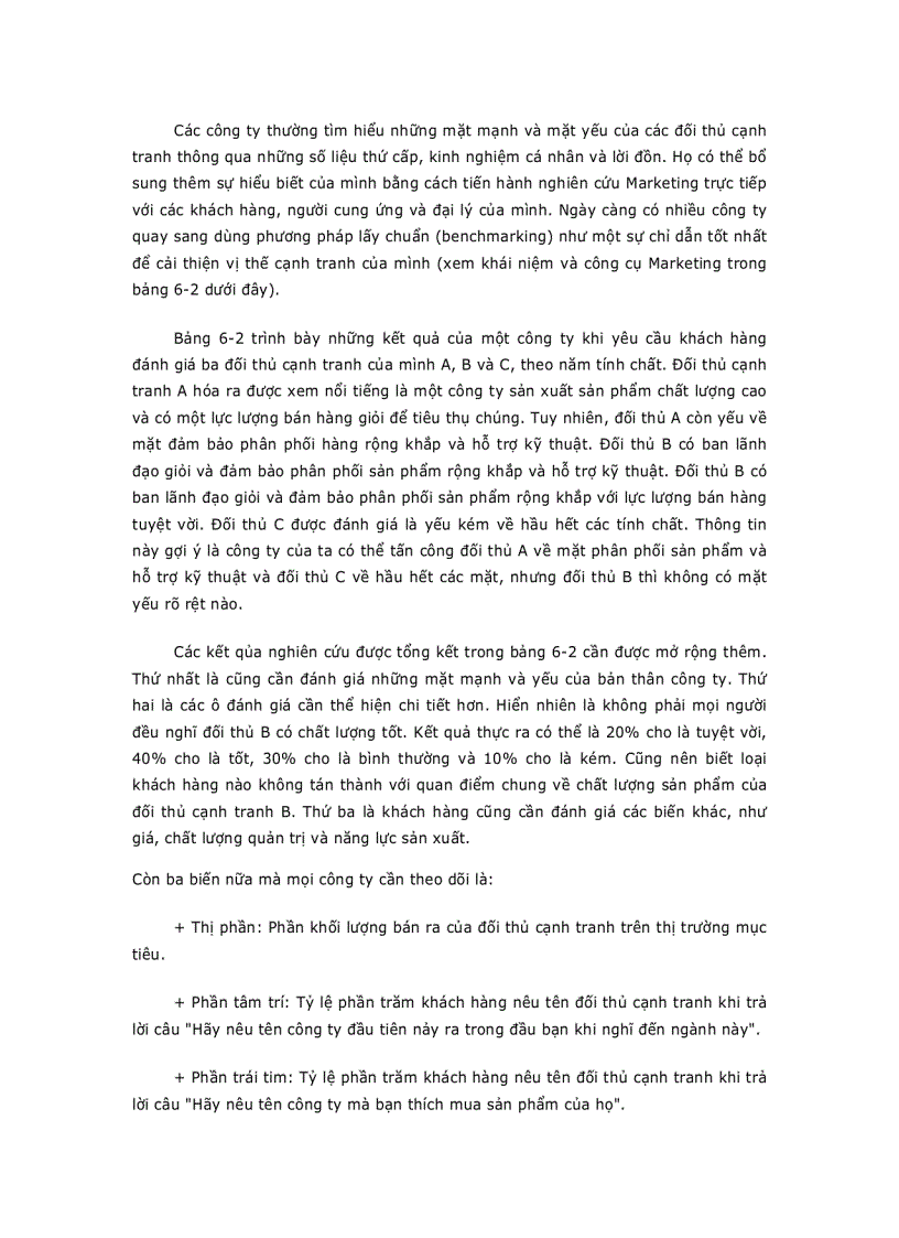 image for page Giáo trình Marketing PHÂN TÍCH NGÀNH VÀ ĐỐI THỦ CẠNH TRANH