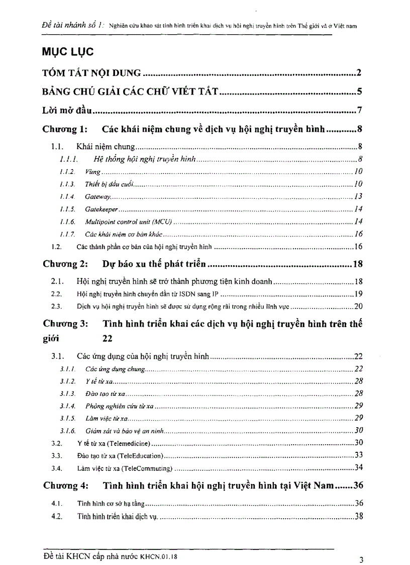 image for page Nghiên cứu khảo sát tình hình triển khai dịch vụ hội nghị truyền hình trên thế giới và ở Việt Nam