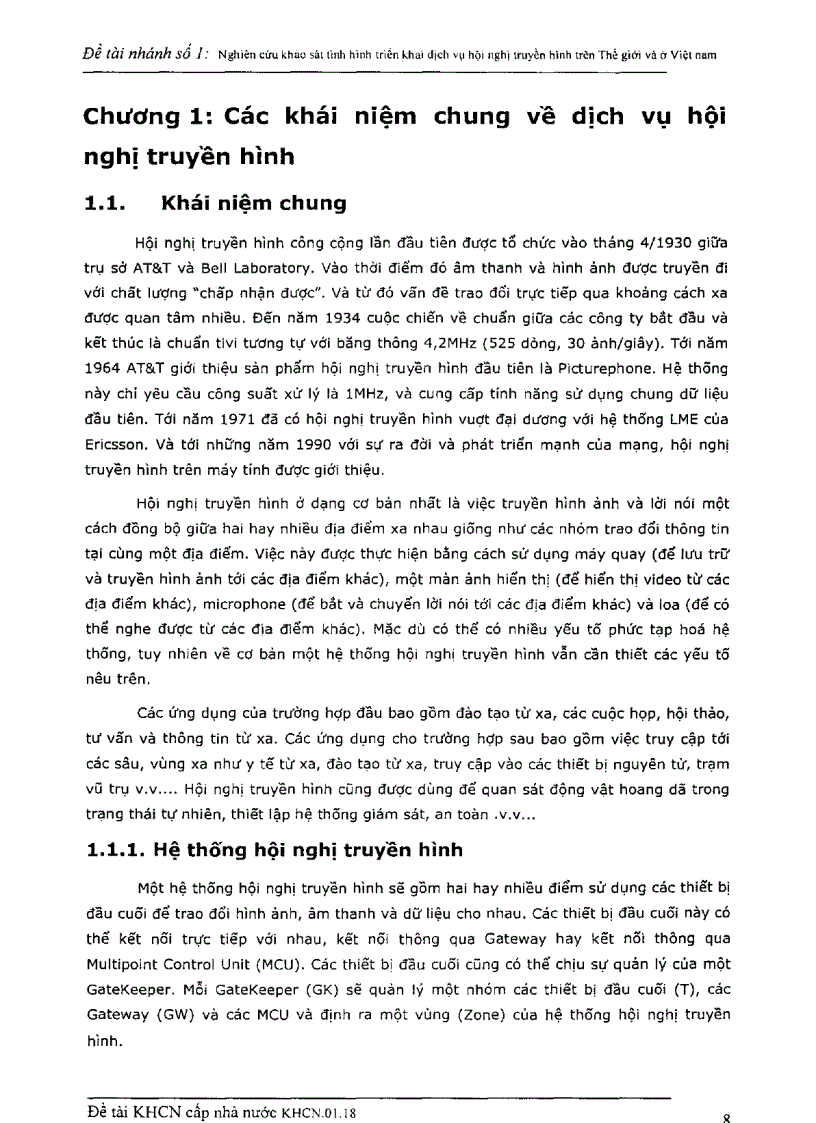 image for page Nghiên cứu khảo sát tình hình triển khai dịch vụ hội nghị truyền hình trên thế giới và ở Việt Nam