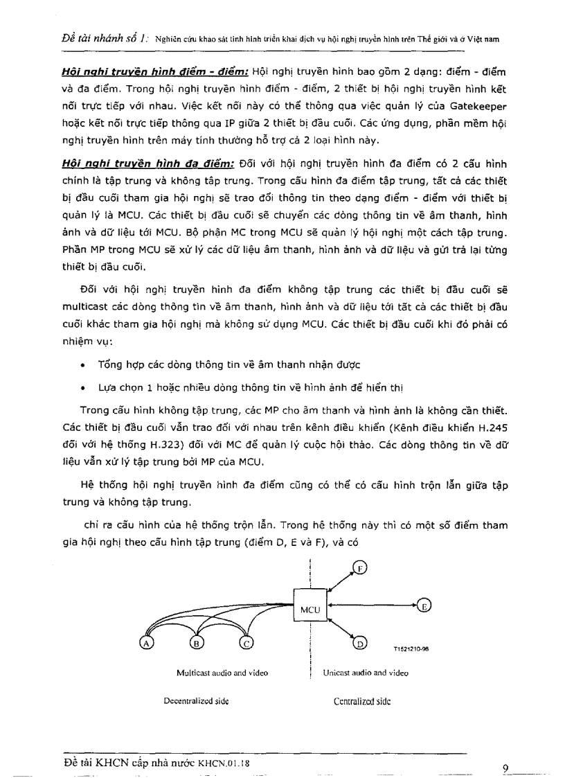 image for page Nghiên cứu khảo sát tình hình triển khai dịch vụ hội nghị truyền hình trên thế giới và ở Việt Nam