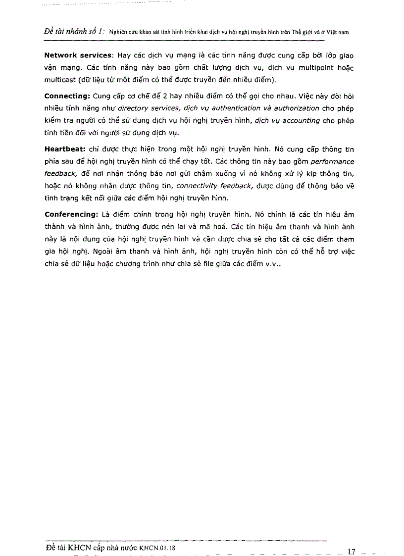 image for page Nghiên cứu khảo sát tình hình triển khai dịch vụ hội nghị truyền hình trên thế giới và ở Việt Nam