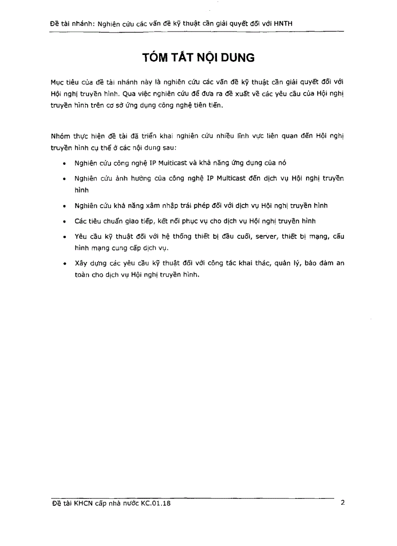 image for page Nghiên cứu các vấn đề kỹ thuật cần giải quyết đối với dịch vụ truyền hình