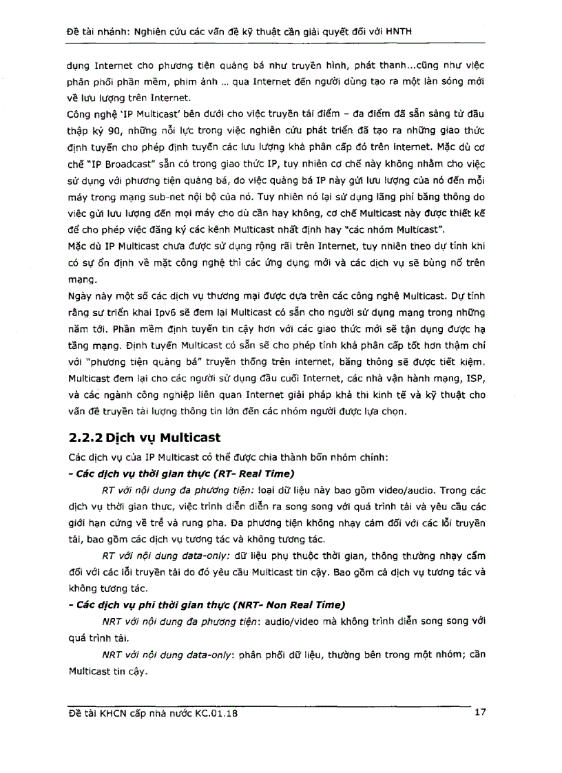image for page Nghiên cứu các vấn đề kỹ thuật cần giải quyết đối với dịch vụ truyền hình