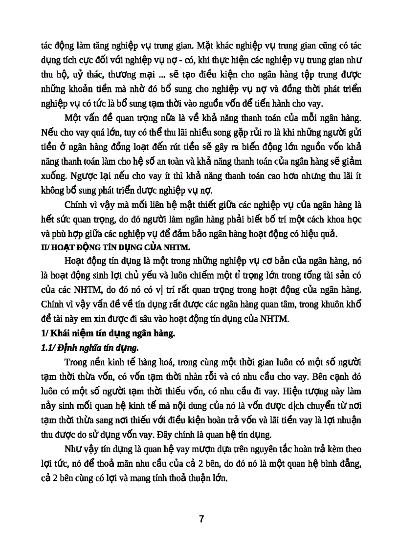 image for page Hoạt động tín dụng trong các ngân hàng thương mại ở Việt Nam hiện nay