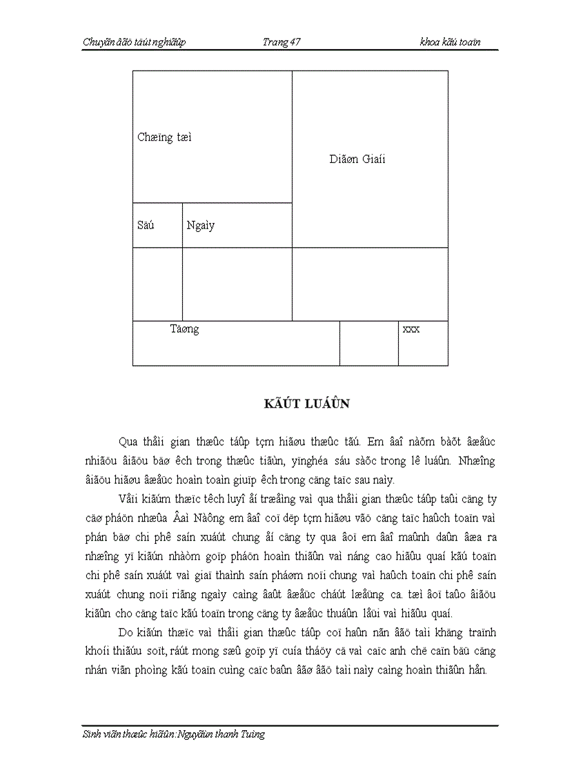image for page Tiểu luận về Hạch toán và phân bổ chi phí sản xuất chung