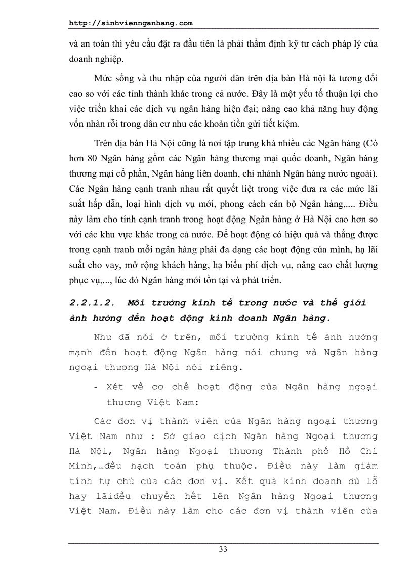 image for page Giải pháp nâng cao chất lượng tín dụng tại Ngân hàng Ngoại thương Hà Nội