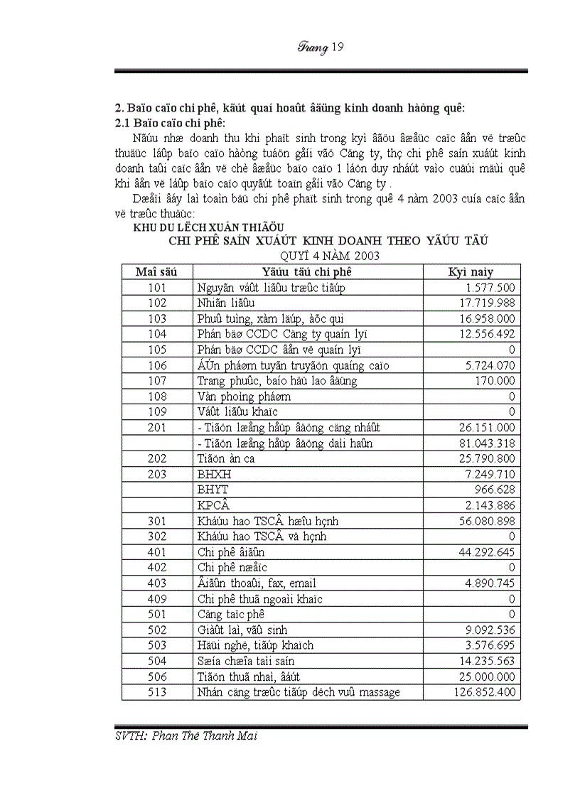 image for page Tiểu luận sự cần thiết của hệ thống báo cáo bộ phận và thực trạng báo cáo kế toán