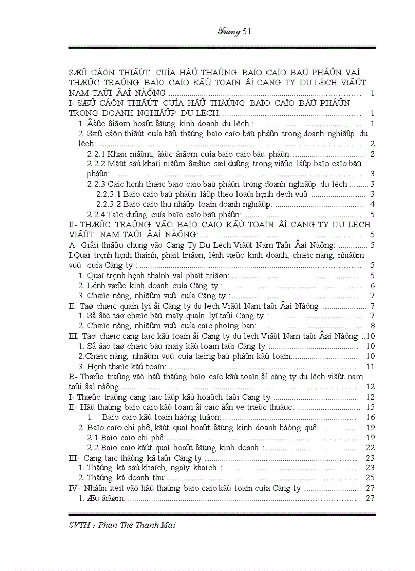 image for page Tiểu luận sự cần thiết của hệ thống báo cáo bộ phận và thực trạng báo cáo kế toán