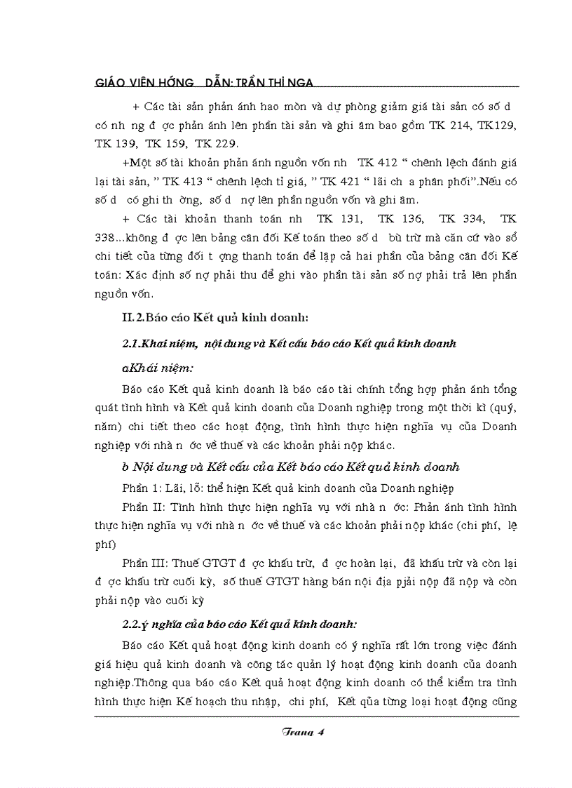 image for page Tiểu luận lập và phân tích báo cáo tài chính