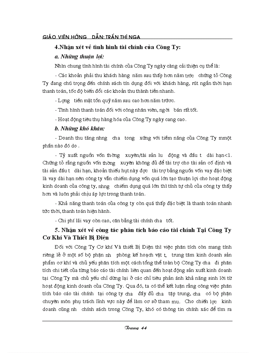 image for page Tiểu luận lập và phân tích báo cáo tài chính