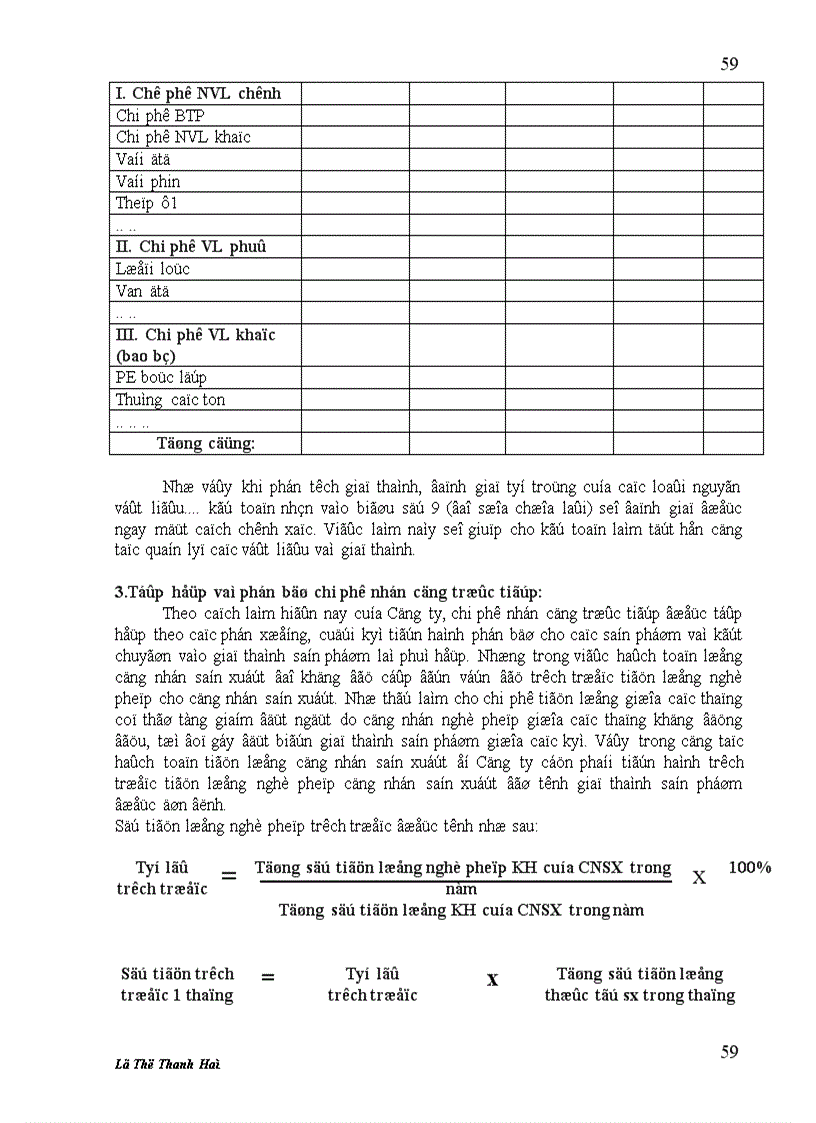 image for page Tiểu luận về Hạch toán chi phí sản xuất và tính giá thành sản phẩm