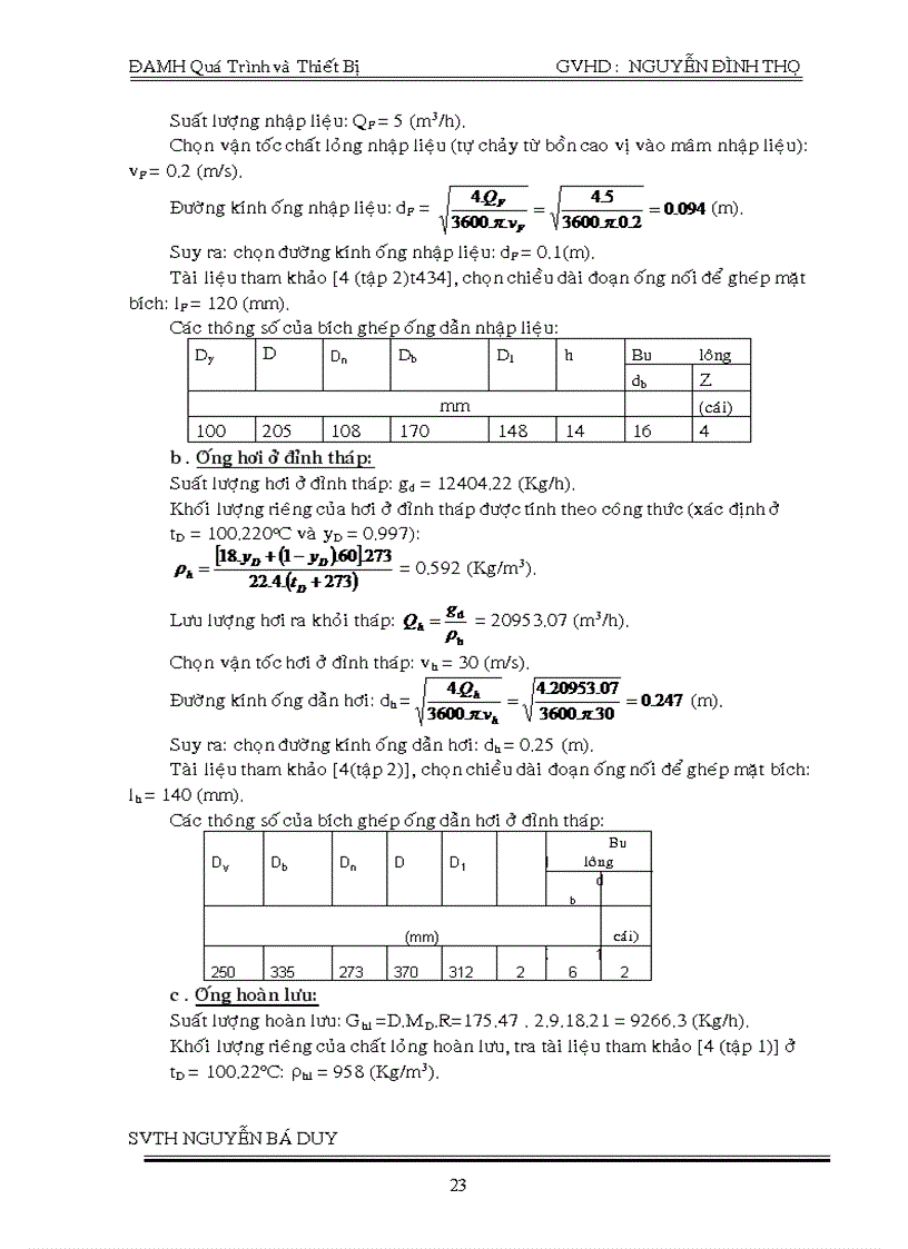 image for page Thiết kế tháp chưng cất hệ acid axetic Nước hoạt động liên tục với năng suất nhập liệu 5m3 h có nồng độ 8 mol acid axetic