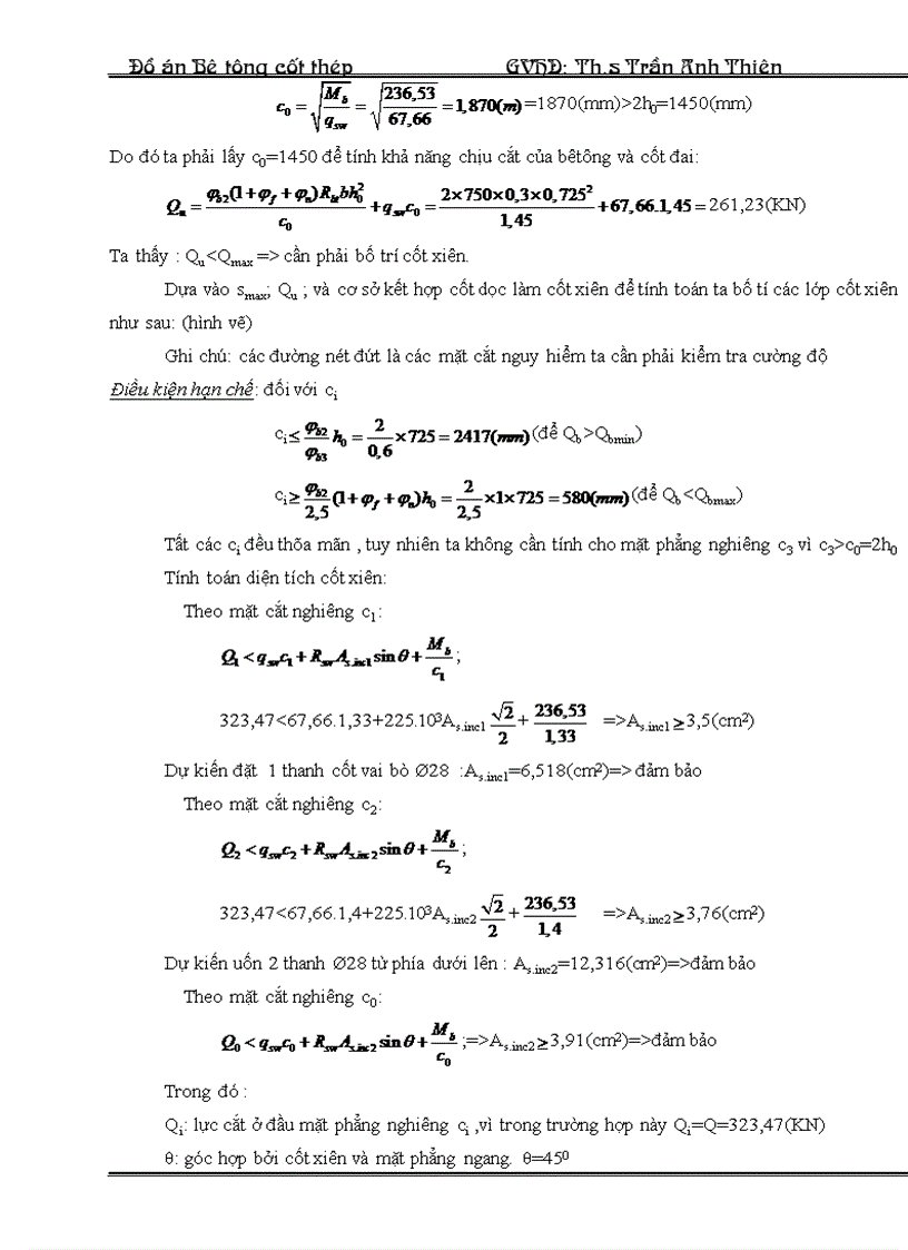 image for page Thiết kế sàn Bê tông cốt thép kiểu sàn sườn toàn khối có bản loại dầm Đồ án BTCT